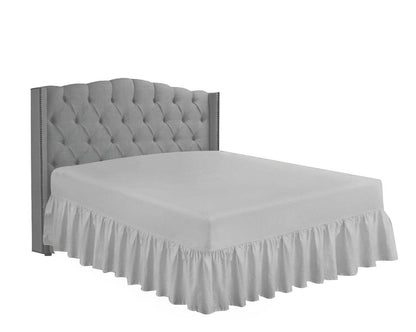 silver fitted valance sheet