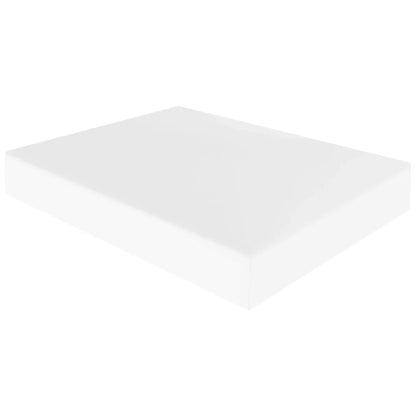 white poly cotton fitted bed sheet