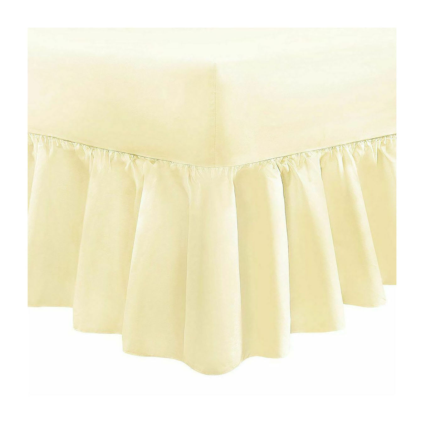 cream valance sheet