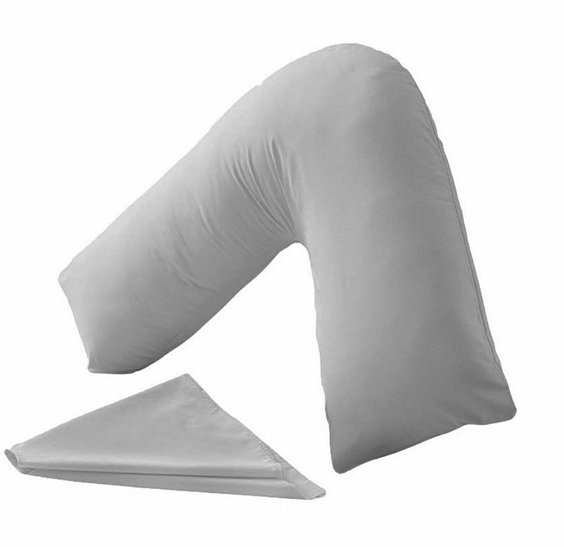 grey v pillow case