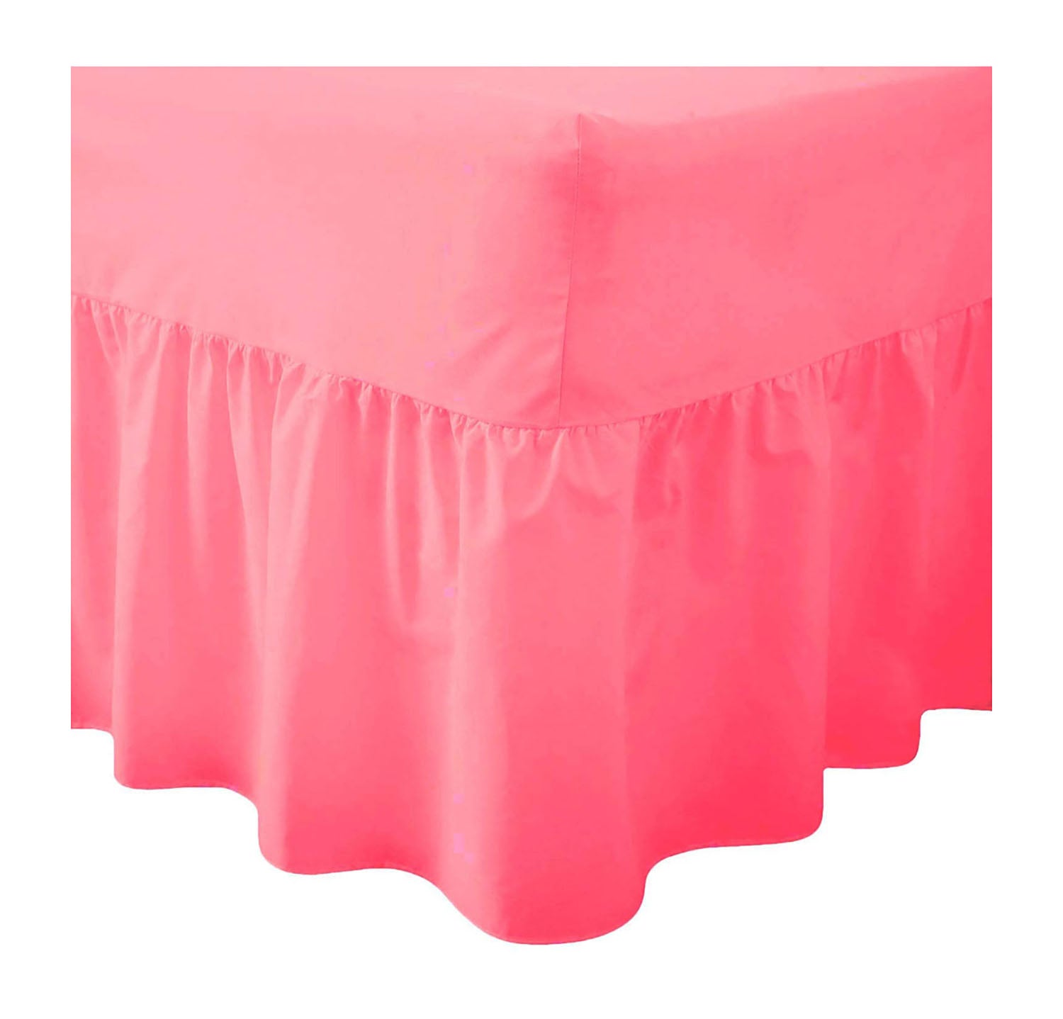 pink valance sheet