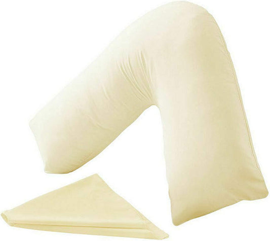 cream v pillow case