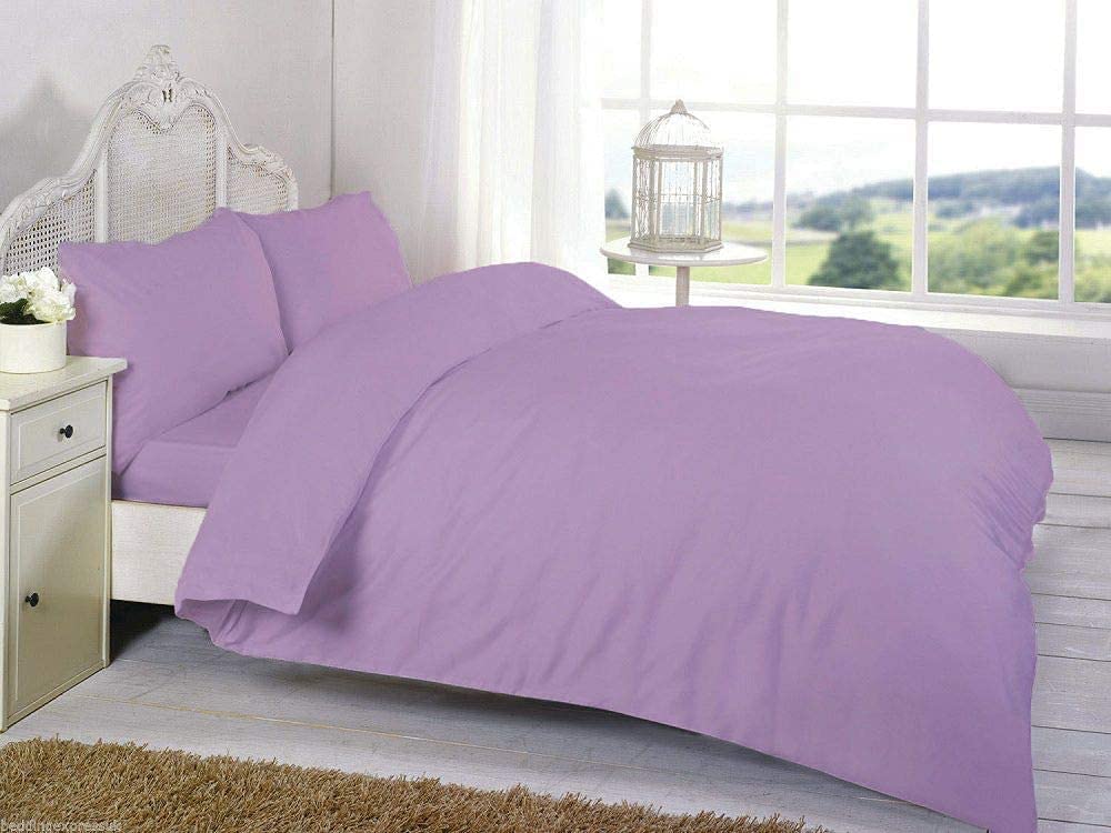 lilac poly cotton duvet cover sets