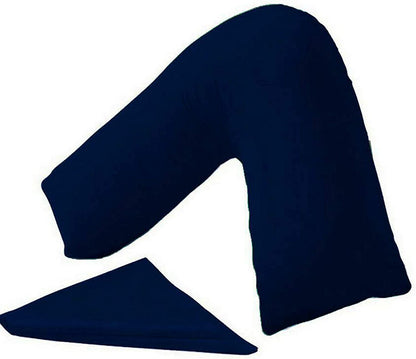 navy v pillow case