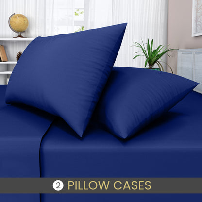 royal blue pillow cases 2 pack