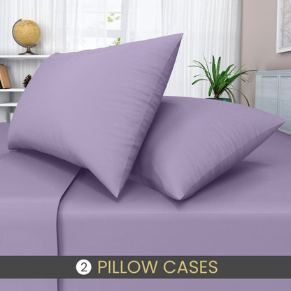 lilac pillow cases 2 pack