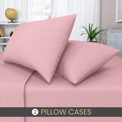 pink pillow cases 2 pack