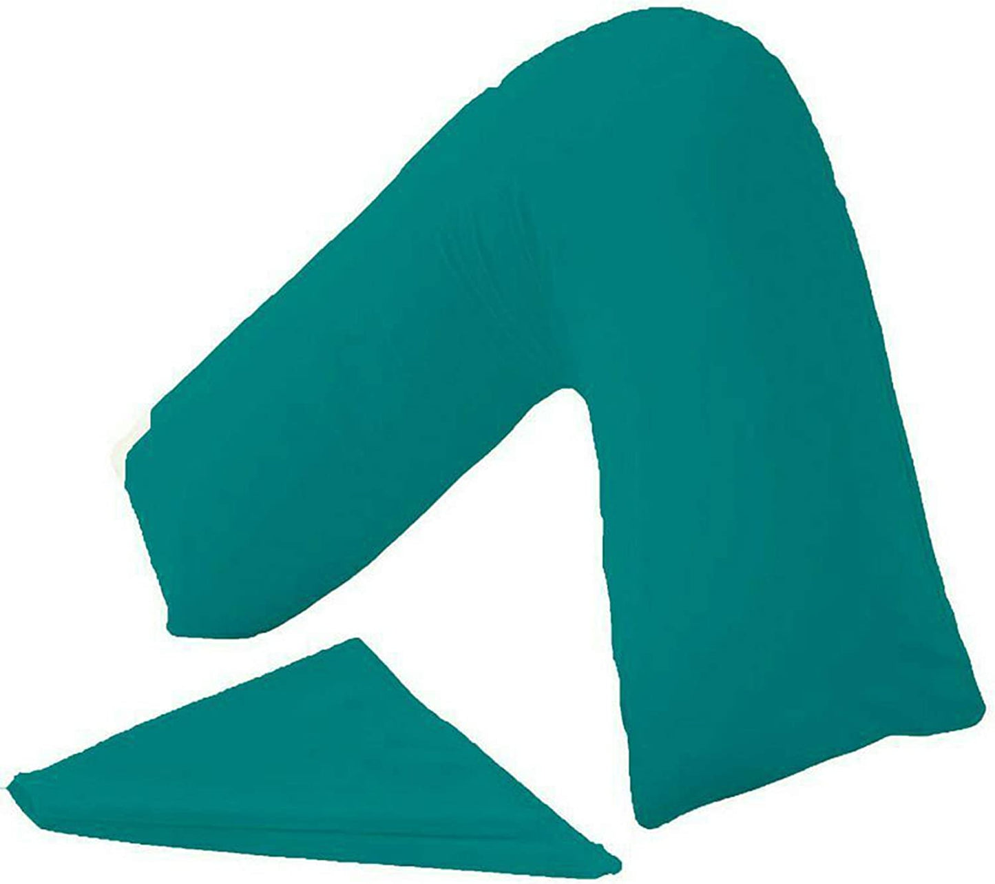 teal v pillow case